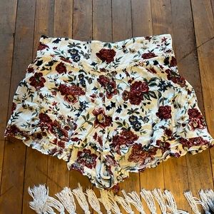 American eagle romper shorts. Floral romper